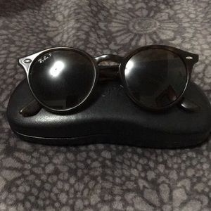 RayBan Polarized Round Sunglasses